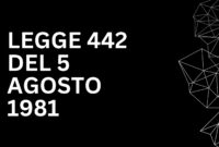 Legge 442 del 5 Agosto 1981